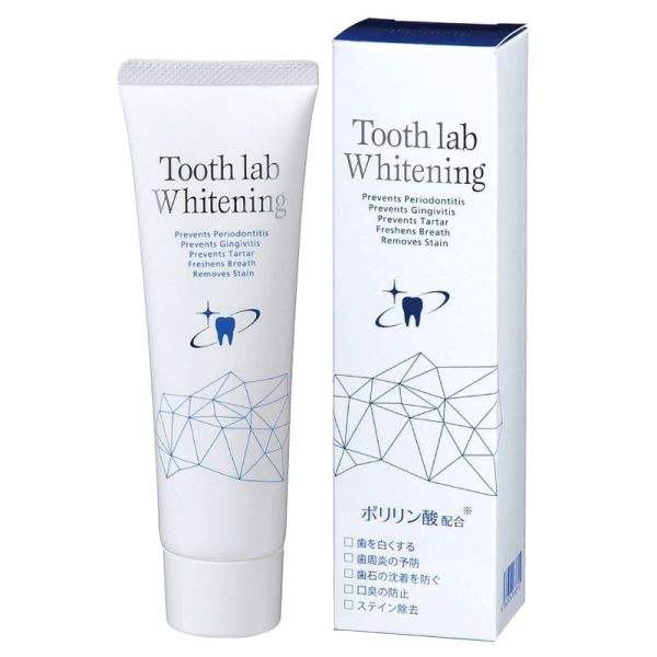 Відбілююча та відновлююча зубна паста "Tooth Lab Whitening" Made in Japan  іонного очищення